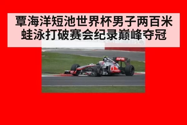 覃海洋短池世界杯男子两百米蛙泳打破赛会纪录巅峰夺冠